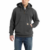 rain defender® loose fit heavyweight quarter-zip hoodie