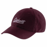 women's canvas script graphic cap