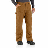 loose fit washed duck insulated pant - 4 extreme warmth rating