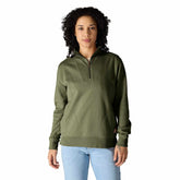 women's tencel™ fiber series relaxed fit half-zip sweatshirt