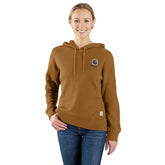 women's tencel™ fiber series loose fit graphic hooded sweatshirt