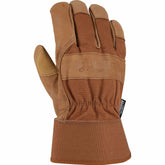 insulated grain leather safety cuff work glove