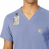 rugged flex® peak 5-pocket v-neck scrub top