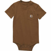 kids' short sleeve pocket bodysuit (baby)