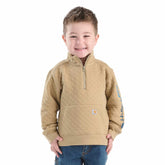 boys' long sleeve quarter-zip sweatshirt (toddler/child/youth)