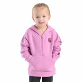 girls' long sleeve half-zip sweatshirt (baby/toddler)
