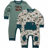 boys' 2-piece long sleeve outdoor coverall set (baby)