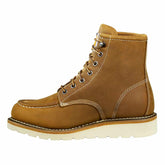 women's waterproof 6" moc steel toe wedge work boot