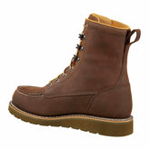 waterproof 8" moc toe wedge boot