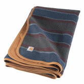 firm duck sherpa lined throw