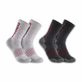 midweight synthetic-wool blend logo crew sock 2-pack