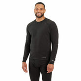 men's base layer thermal shirt - carhartt force® - heavyweight - synthetic wool-blend fleece