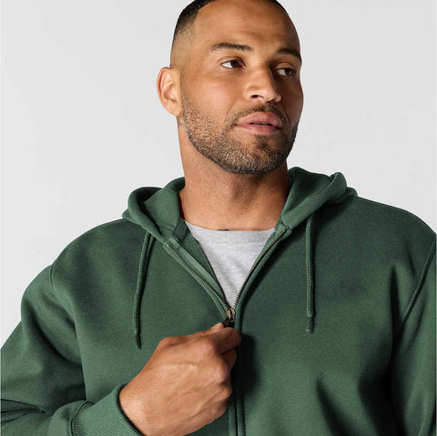 rain defender® loose fit heavyweight full-zip sweatshirt