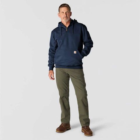 rain defender® loose fit heavyweight quarter-zip hoodie