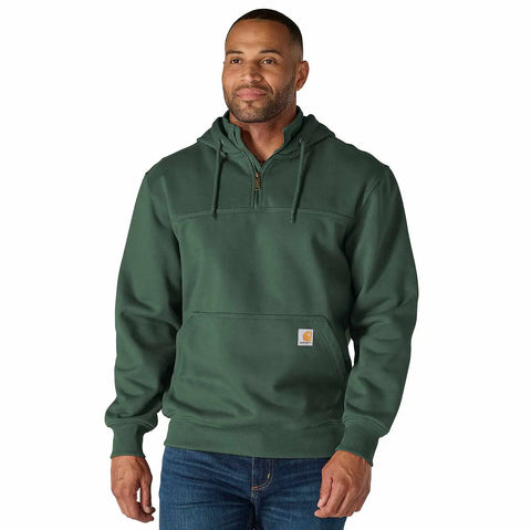 rain defender® loose fit heavyweight quarter-zip hoodie