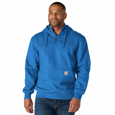 rain defender® loose fit heavyweight quarter-zip hoodie