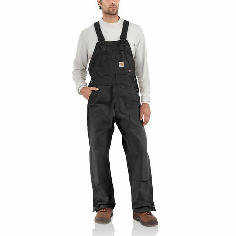 flame-resistant duck bib overall/unlined