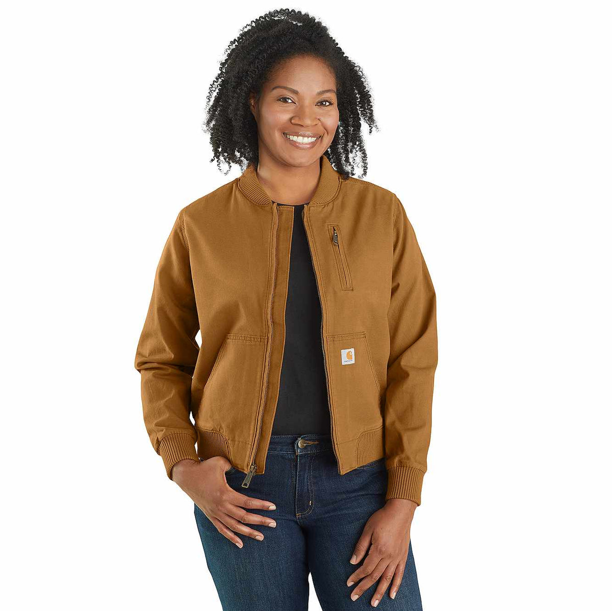women's bomber jacket - relaxed fit - rugged flex® - 1 warm rating