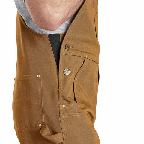 men's bib overall - relaxed fit - duck