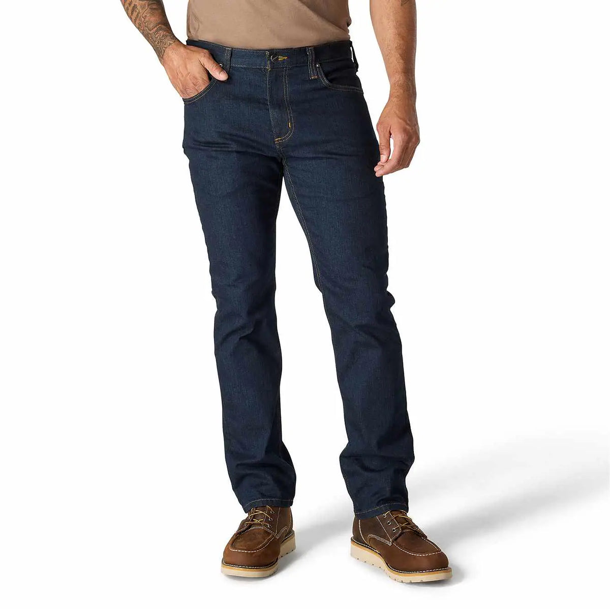 slim tapered rugged flex® jeans