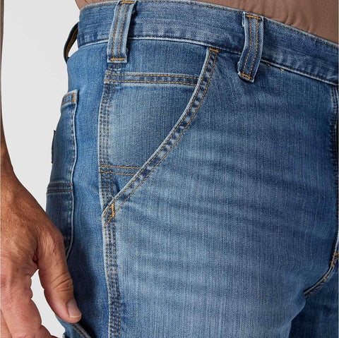 rugged flex® denim dungaree