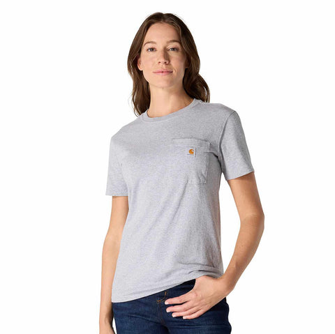 women's loose fit heavyweight short-sleeve pocket t-shirt
