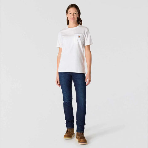 women's loose fit heavyweight short-sleeve pocket t-shirt