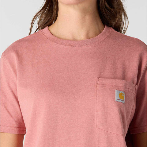 women's loose fit heavyweight short-sleeve pocket t-shirt