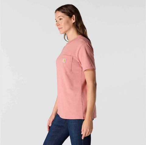 women's loose fit heavyweight short-sleeve pocket t-shirt