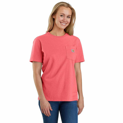 women's loose fit heavyweight short-sleeve pocket t-shirt