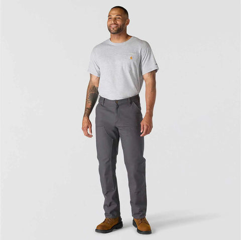 relaxed straight rugged flex® duck double-front dungaree