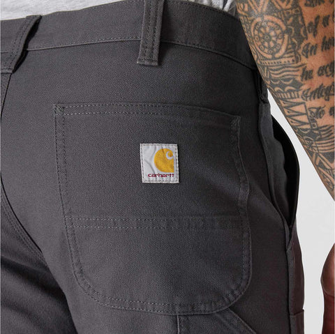 relaxed straight rugged flex® duck double-front dungaree