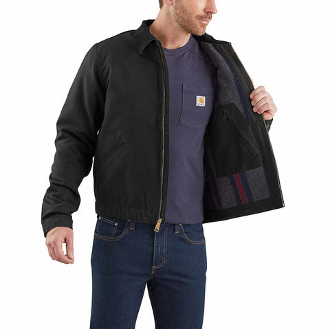 men's blanket-lined detroit jacket - relaxed fit - duck - 1 warm rating