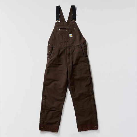 men's insulated bib overall - loose fit - duck - 3 warmest rating