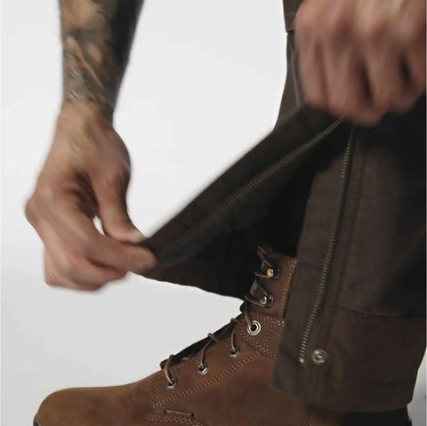 men's insulated bib overall - loose fit - duck - 3 warmest rating