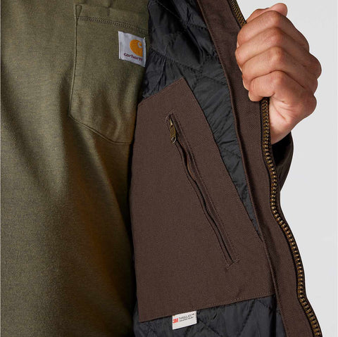 men's insulated active jac - loose fit - washed duck - 3 warmest rating