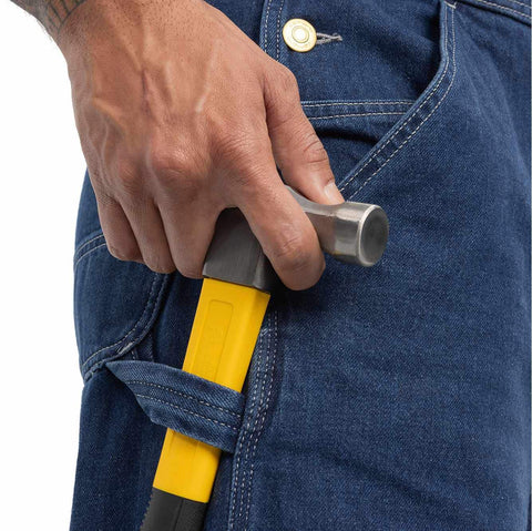 loose fit denim bib overall