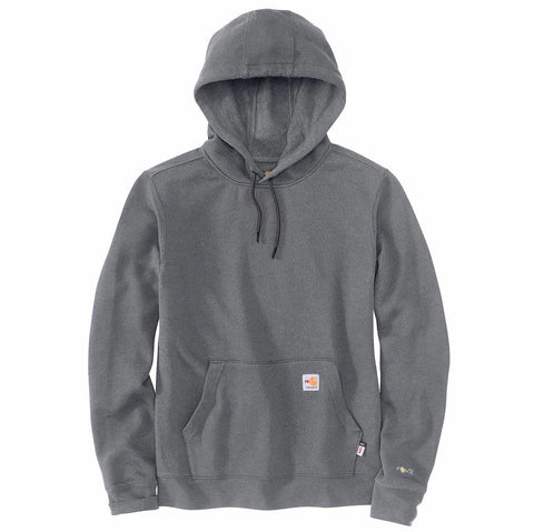 flame-resistant carhartt force® loose fit midweight hooded sweatshirt