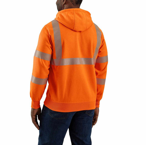 high-visibility loose fit midweight class 3 hoodie