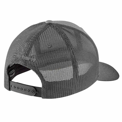 rugged flex® twill mesh-back logo patch cap