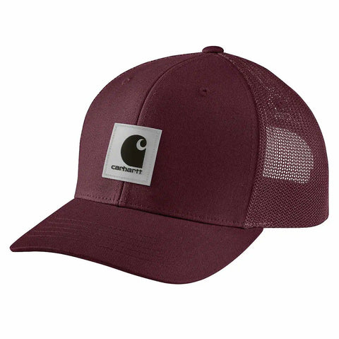 rugged flex® twill mesh-back logo patch cap