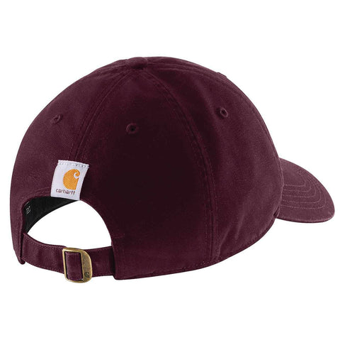 women's canvas script graphic cap