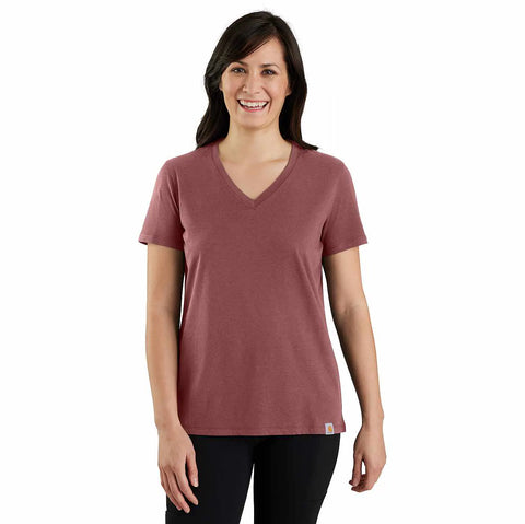 women's tencel™ fiber series relaxed fit short-sleeve v-neck t-shirt