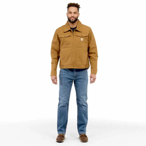 rugged flex® relaxed fit duck jacket - 1 warm rating