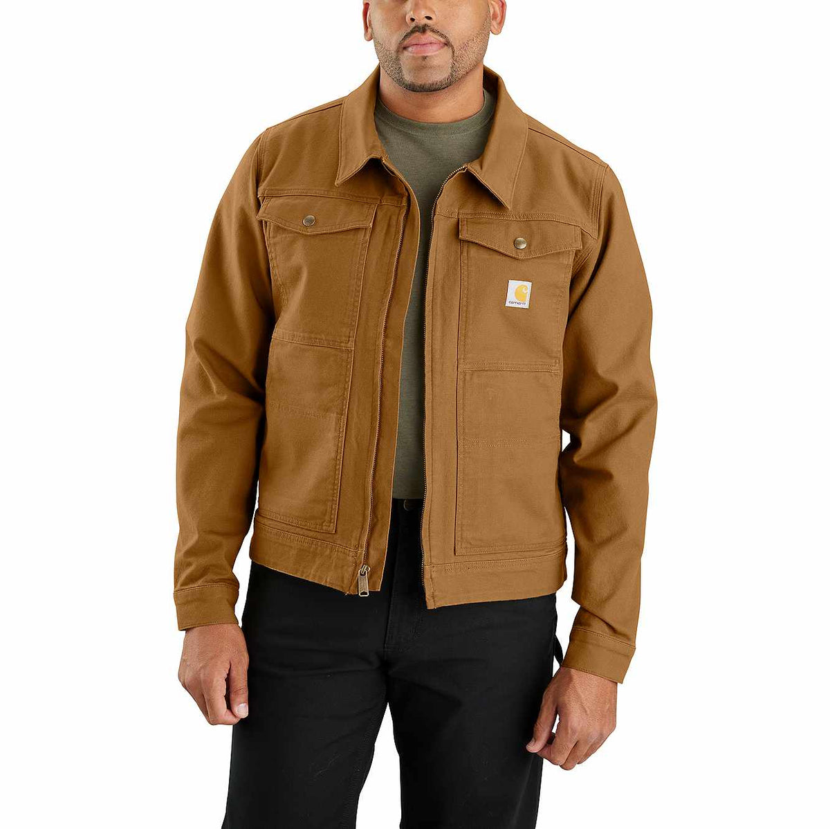 rugged flex® relaxed fit duck jacket - 1 warm rating