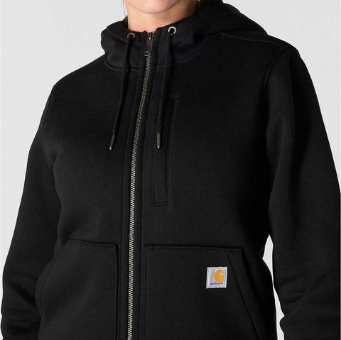 women's relaxed fit midweight sherpa-lined full-zip sweatshirt
