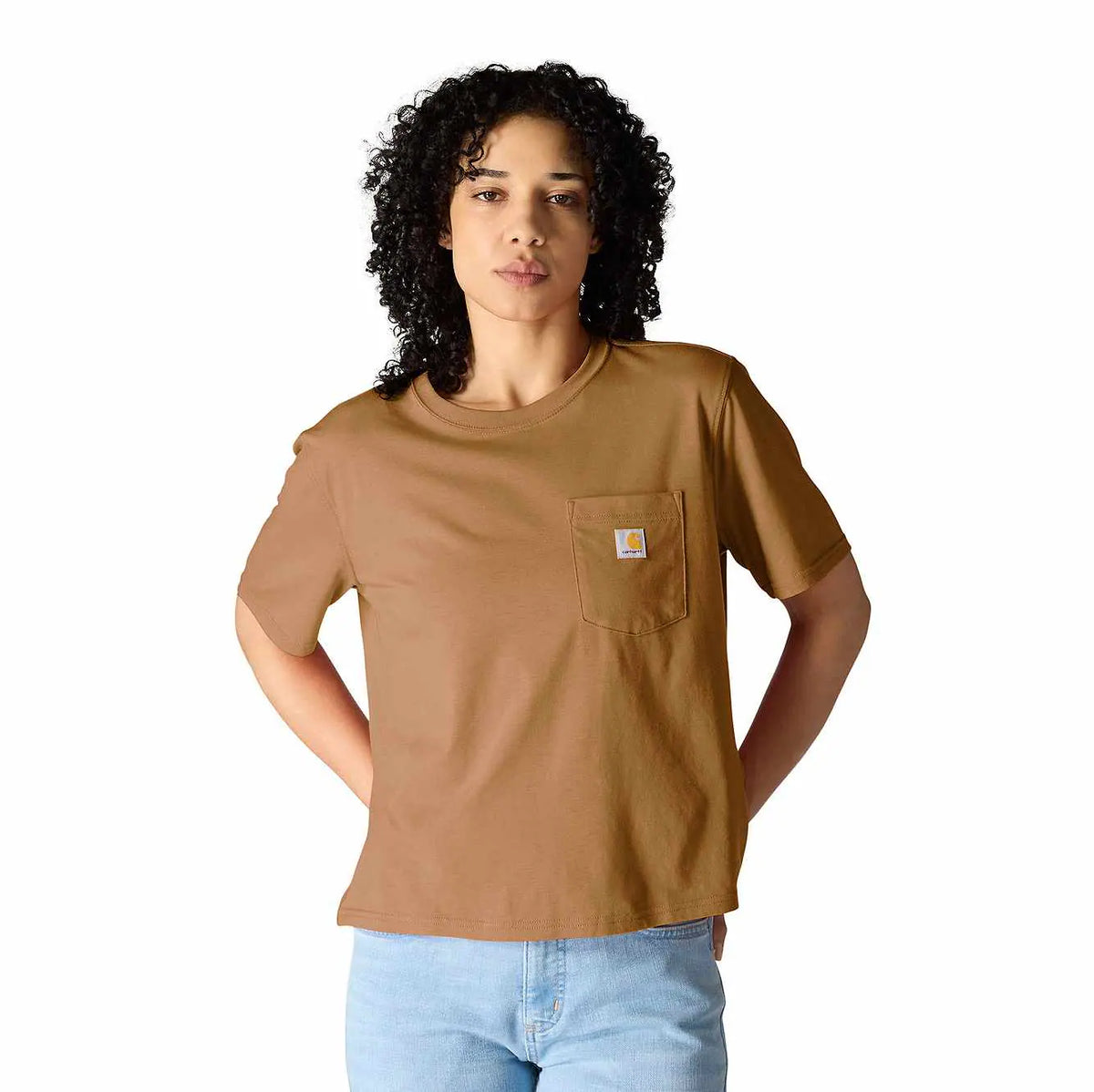 women's tencel™ fiber series loose fit short-sleeve crewneck t-shirt