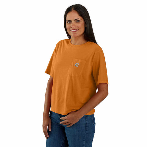 women's tencel™ fiber series loose fit short-sleeve crewneck t-shirt