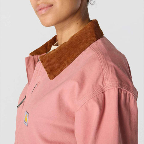 women's re-engineered rugged flex® loose fit canvas detroit jacket