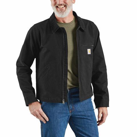 re-engineered rugged flex® relaxed fit duck detroit jacket - 1 warm rating